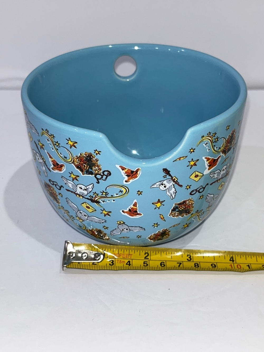 Wizarding World of Harry Potter Blue Ceramic Ramen Bowl